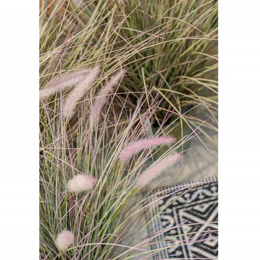 Plante artificielle émeraude dans le pot de zinc lampoetssergras 58 cm