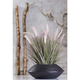 Plante artificielle émeraude dans le pot de zinc lampoetssergras 58 cm