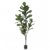 Plante artificielle émeraude plante de feuille violette 160 cm