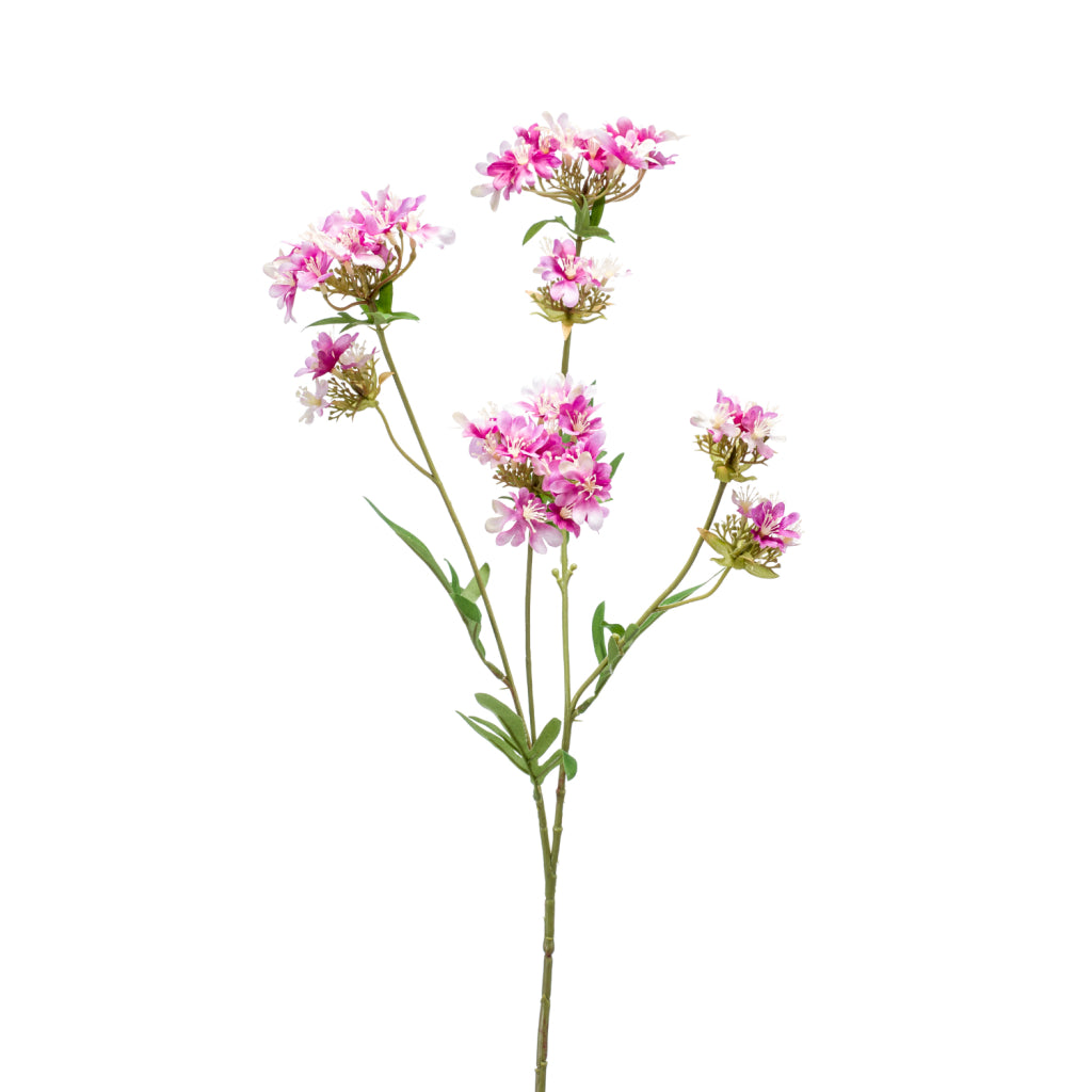 Basis künstlech Blummen purpurroude Verbena 68 cm