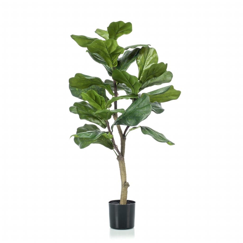 Plante artificielle émeraude plante de feuilles violettes 90 cm