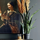 Plant d'art émeraude en pot Sanseveria 84 cm