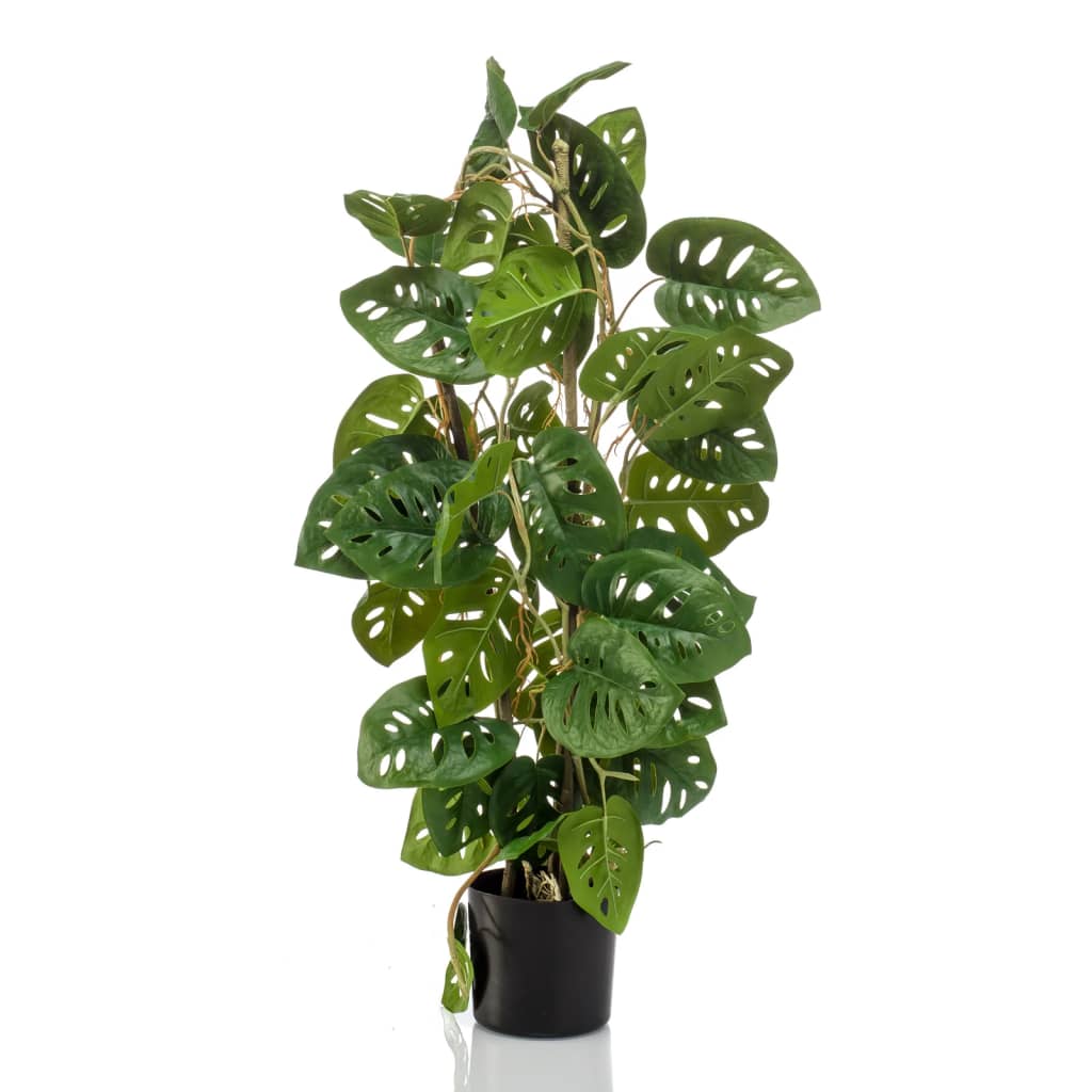 Plante d'art émeraude à Pot Monkey Monstera 75 cm
