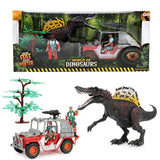 Welt vum Dinosaurier Spill Set Jeep mam Dino