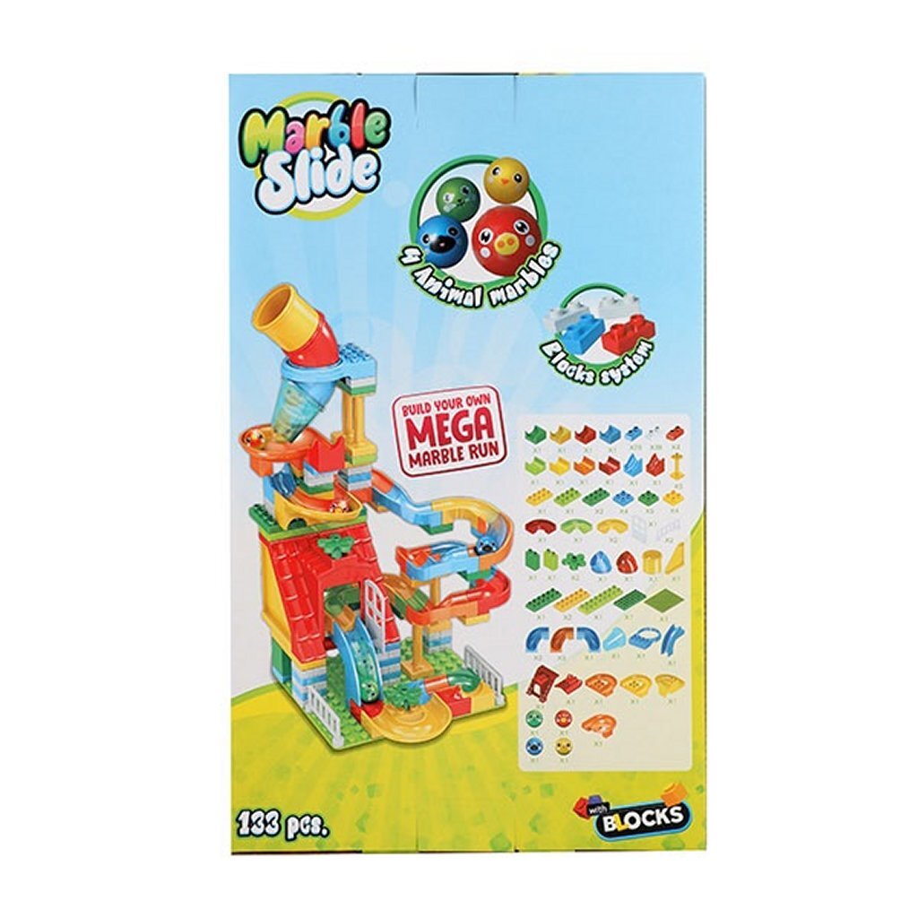 Toi-Toys Blocks Building blocks Knikkerbaan 133-piece