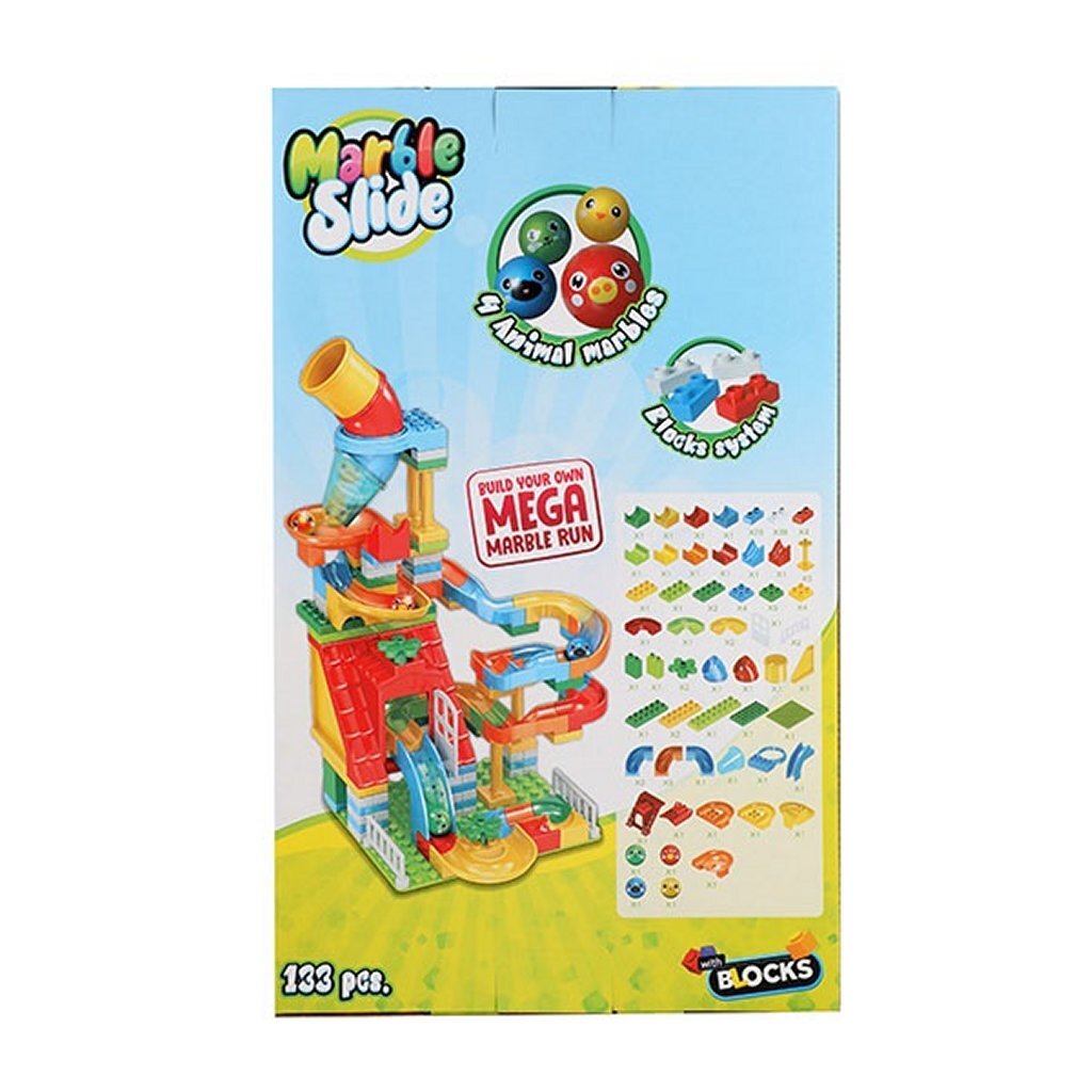 Toi-toys blocs blocs de construction piste de marbre 133 pièces