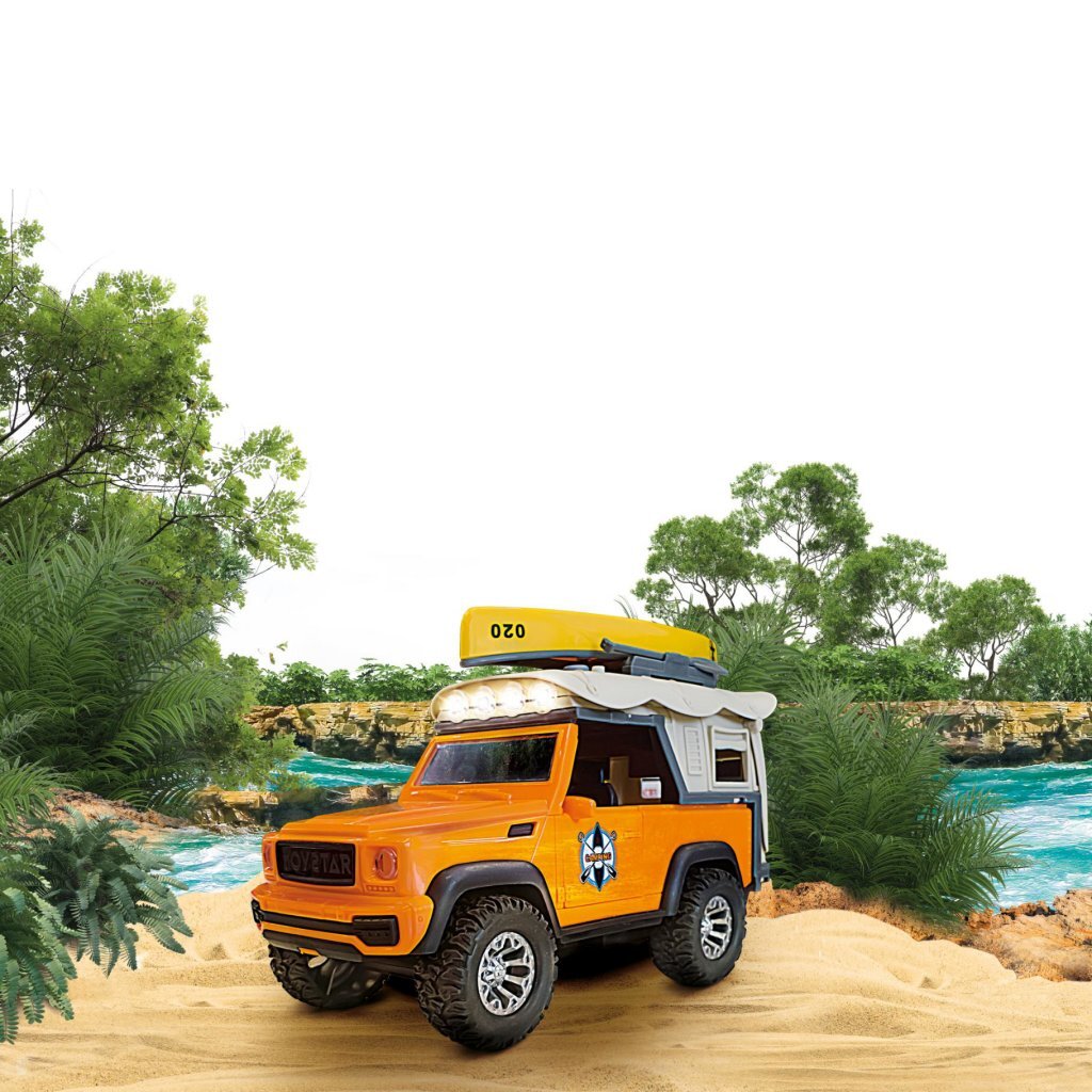 Toi-toys vehicool voiture + canoë + friction + lumière et son