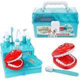 TOI-TOYS Dental kuffert med tilbehør, 10dlg.