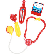 Ensemble de médecin Toi-toys dans un sac avec seringue et thermomètre