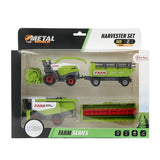 Metal Agricultural Machine with Trailer, 2st.