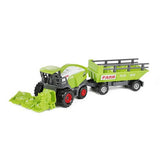 Machine agricole en métal avec remorque, 2 pcs.