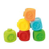 Little stars little baby stapelblokken 6 stuks + 2 dieren