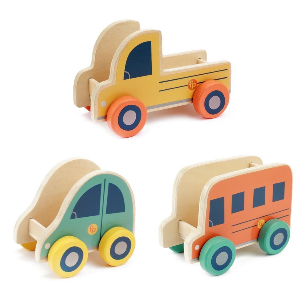 Fisher Price Véhicules Ensemble d'animaux en bois, 6 pcs.