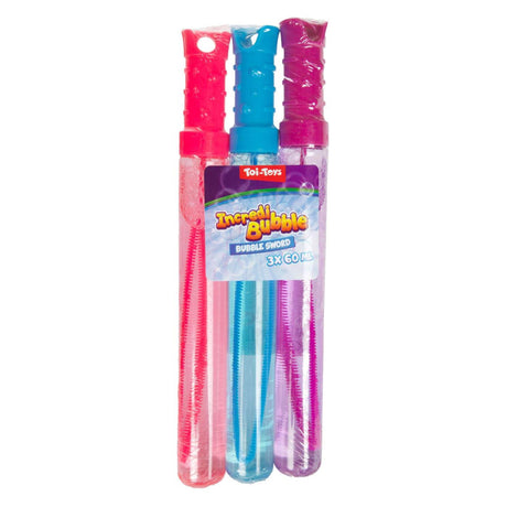 Toi-toys incroyable bulle bulle épée 60ml, 3 pcs.