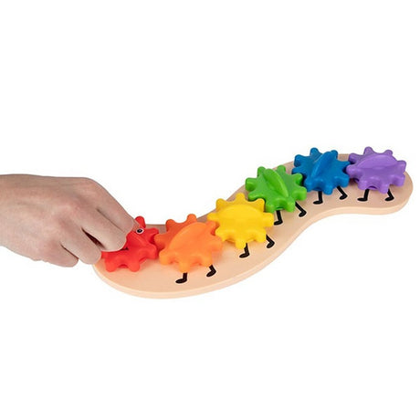 Toi-toys petites étoiles chenille à engrenages arc-en-ciel