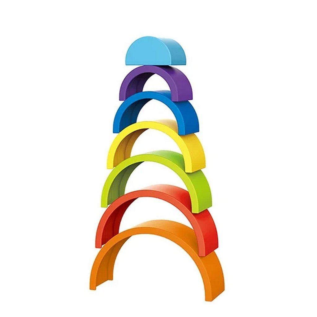 Toi-toys Little Stars Rainbow Stocking Tower 7-kus