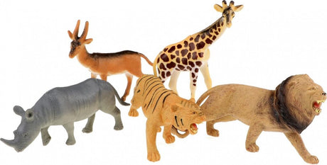 Monde animal animaux sauvages de luxe 5 pièces en sachet