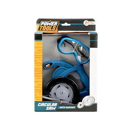 Toi-Toys Toys Circular Saw and Safety Lunes