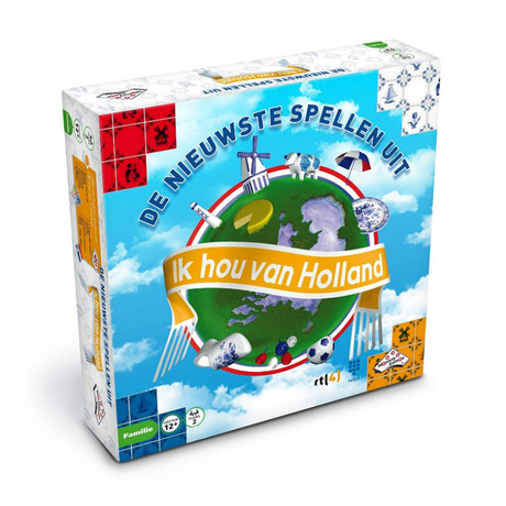 Jeux d'identité I love Holland Jeu de société - Jeu de société - Vivez l'émission télévisée à la maison maintenant