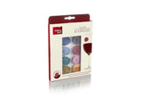 Marqueurs de verre Vacu vin classiques