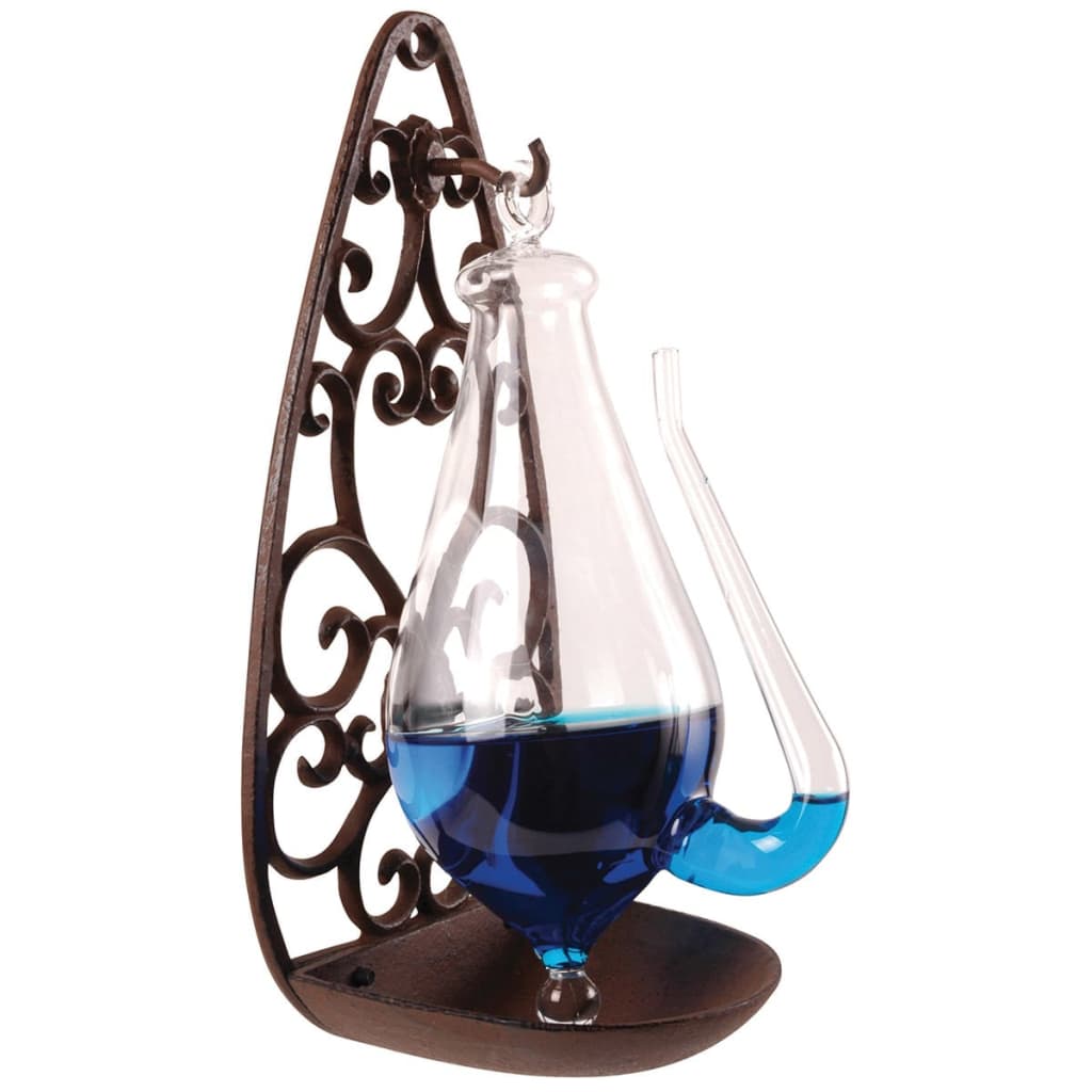 Esschert Design Esschert Design Weerglas met gietijzeren houder 0,5L TH31