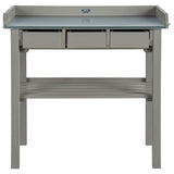 Esschert Design Garden Work Table Grey CF29G