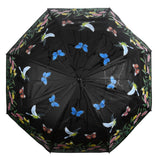 Esschert design parapluie à changement de couleur oiseau