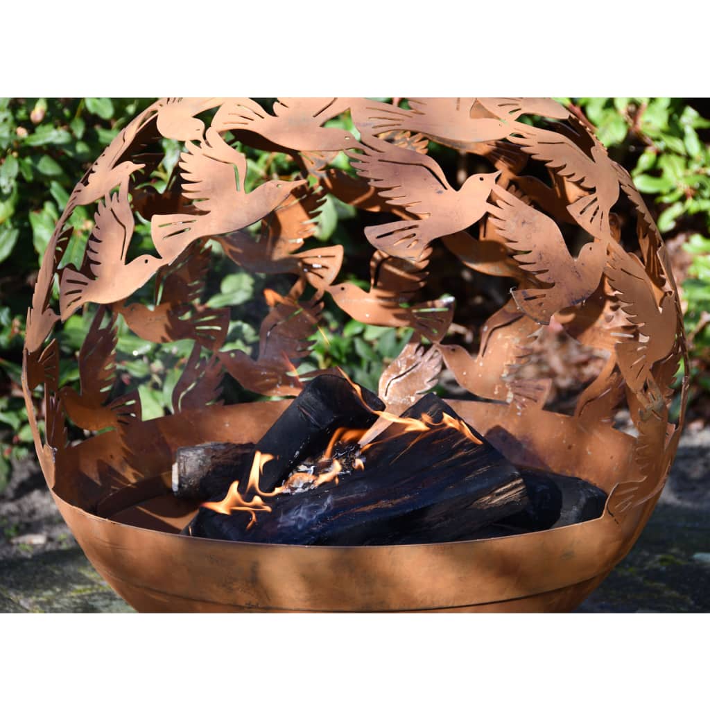 ESSCHERT Design ESSCHERT Design Laser Cut Birds Rust -Colored