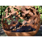 ESSCHERT Design ESSCHERT Design Laser Cut Birds Rust -Colored