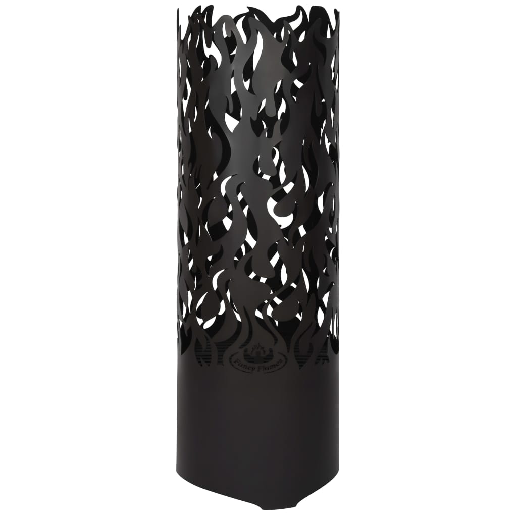Esschert Design Fireon Flames en carbone en acier noir FF408