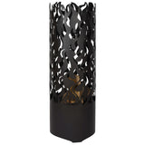 Esschert Design Fireon Flames en carbone en acier noir FF408