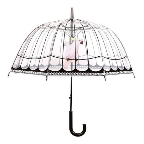 Cage à oiseaux parapluie design Esschert - transparent - d80 cm - adultes