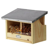 Esschert Design Squirrel alimentant la maison 2 compartiments