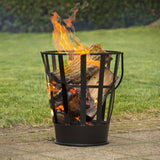 Diseño de esschert esschert Design Firemmin Steel Black