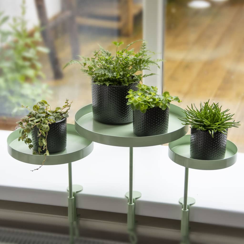 Esschert Design Plant Blad avec pince autour de L vert
