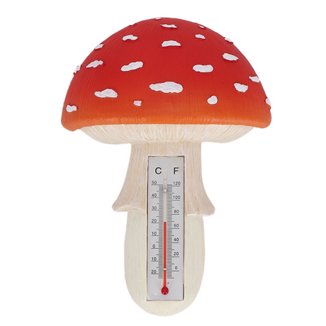 Esschert design thermometer vliegenzwam