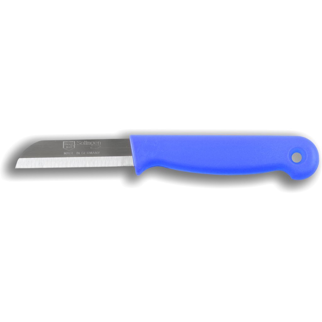 Solinger couteau à pomme de terre 6 cm en acier inoxydable bleu