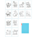 Bongers jouets artisanat de base pushout cartes perforées animaux