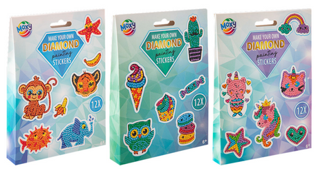 Creative Craft Group fait vos propres autocollants de peinture de diamant, 12DLG.
