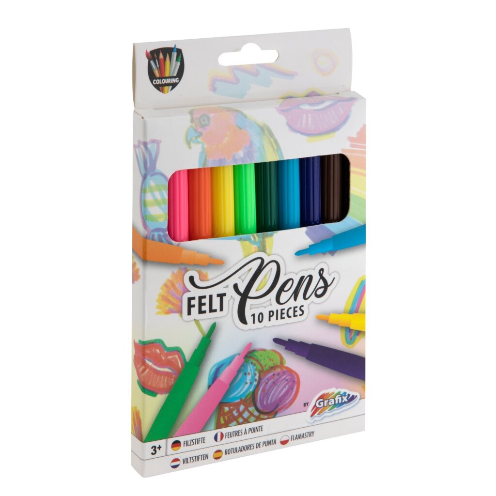 Feutres Grafix, 10 pièces
