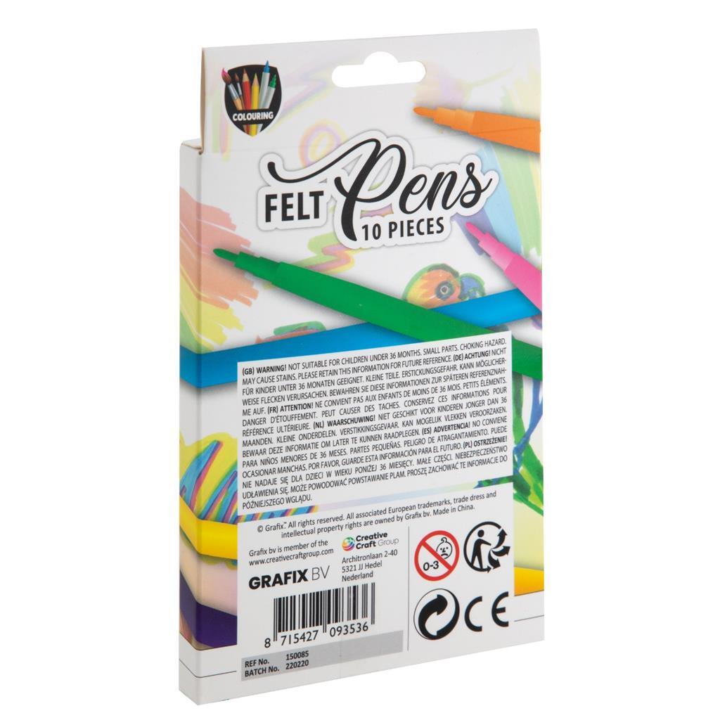 Feutres Grafix, 10 pièces