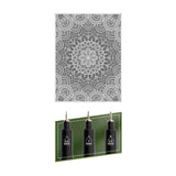 Groupe d'artisanat créatif dot art sur toile Mandela - 40 x 30 cm - incl. feutres fins