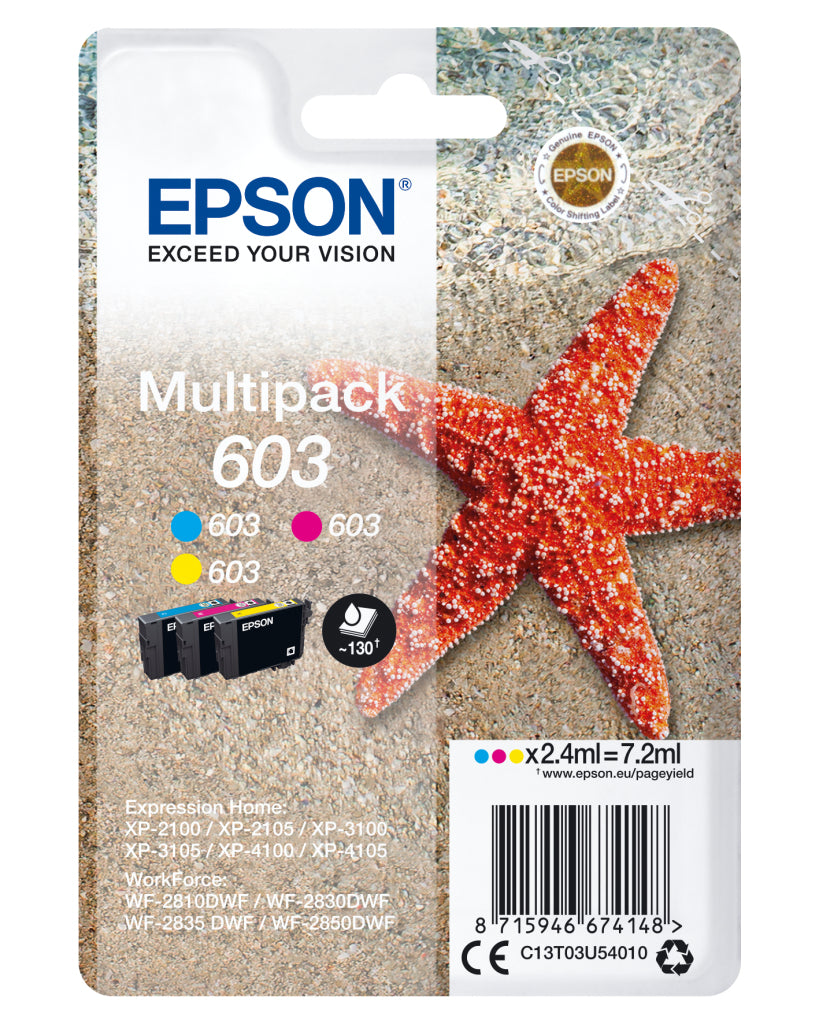 Pack couleur Epson 603 original (3)