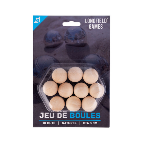 Jeu de boules en bois Engelhart, 10 pcs.