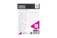 Bloc de partition Engelhart 10 blocs de 100 feuilles 14,6x10,5cm