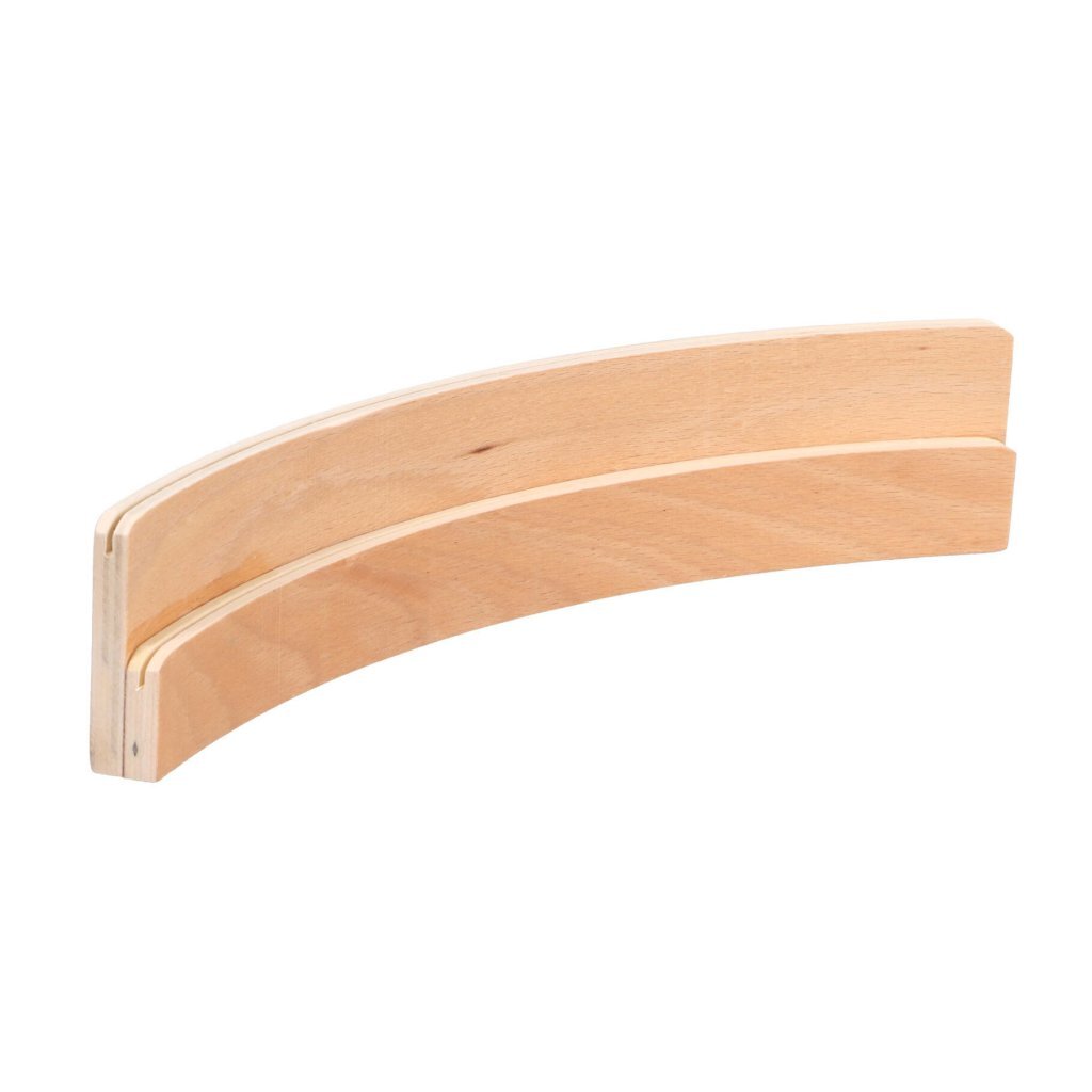 Porte-cartes double en bois Longfield 35 cm