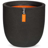 Capi Flowerpot Urban Smooth 35x34 cm Black Kbl932