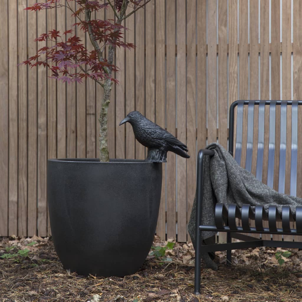 Capi Flowerpot Urban Smooth 35x34 cm Black Kbl932