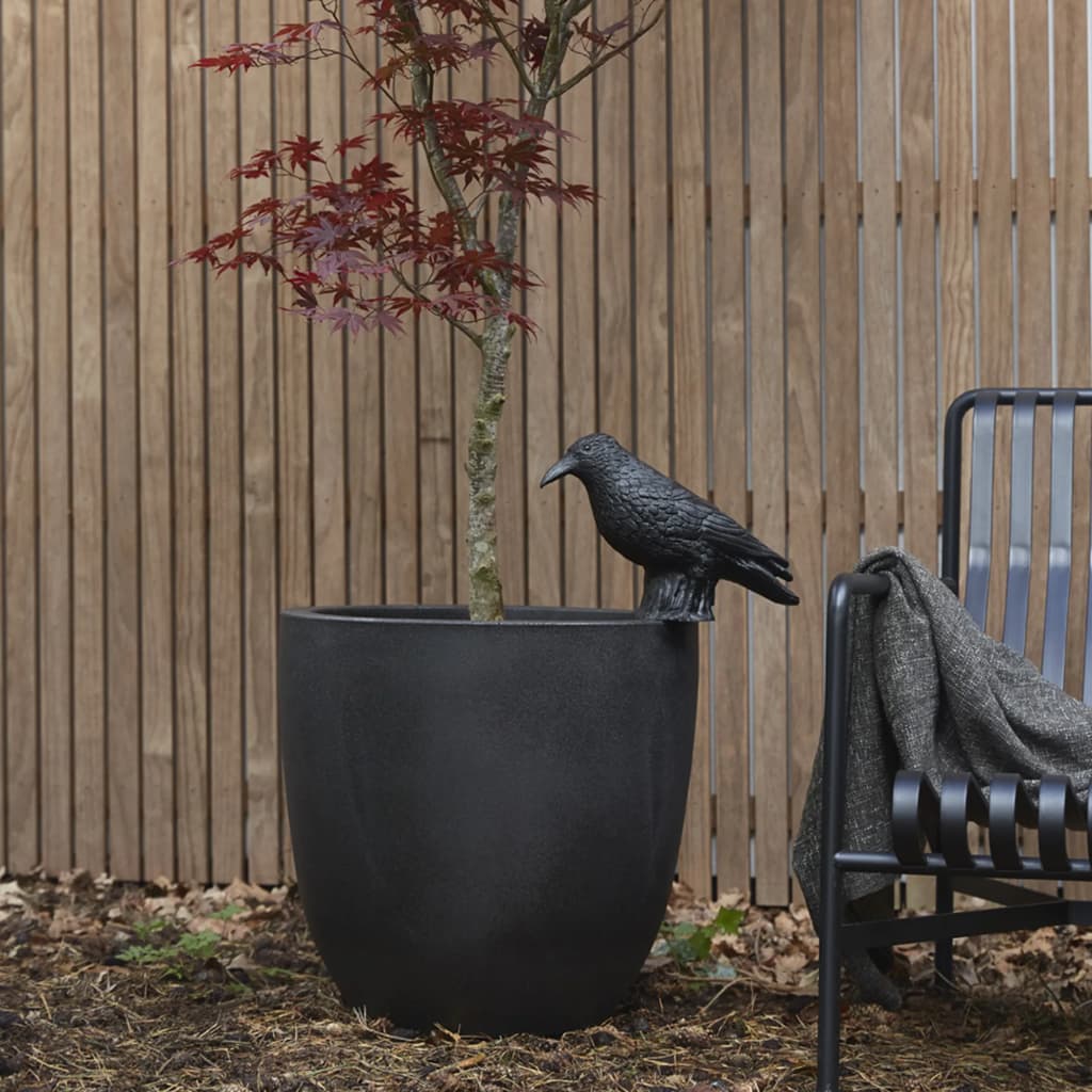Capi Flowerpot urbain lisse 54x52 cm noir KBL935