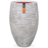 Capi Capi Flowerpot Nature Rib Elegant Deluxe 40x60 cm Barva slonoviny kofi1131